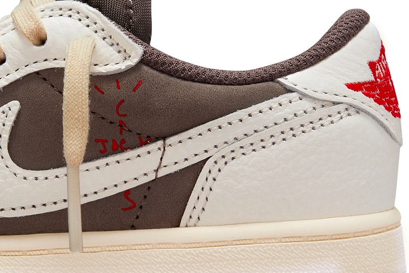 Official Look Travis Scott x Air Jordan 1 Low “Reverse Mocha"