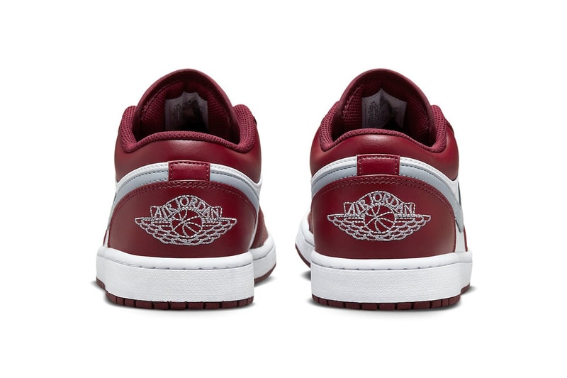 Berikut Official Look dari Air Jordan 1 Low "Bordeaux"
