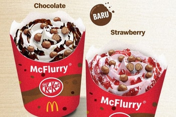 Picture of McDonald's Indonesia Bikin Menu Baru, "McFlurry KitKat Mini Bites"