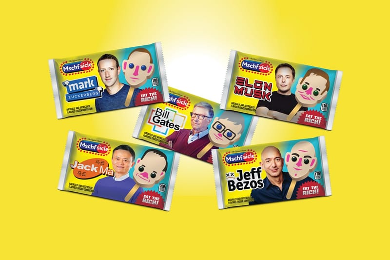 MSCHF Bikin "Eat The Rich", Popsicle Berbentuk Wajah Para Billionaire Terkenal
