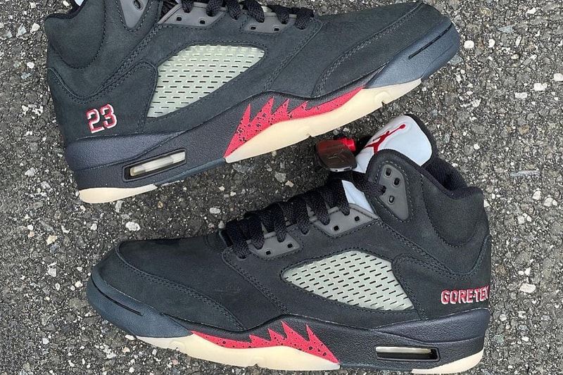 Official Look Air Jordan 5 GORE-TEX "Off-Noir"