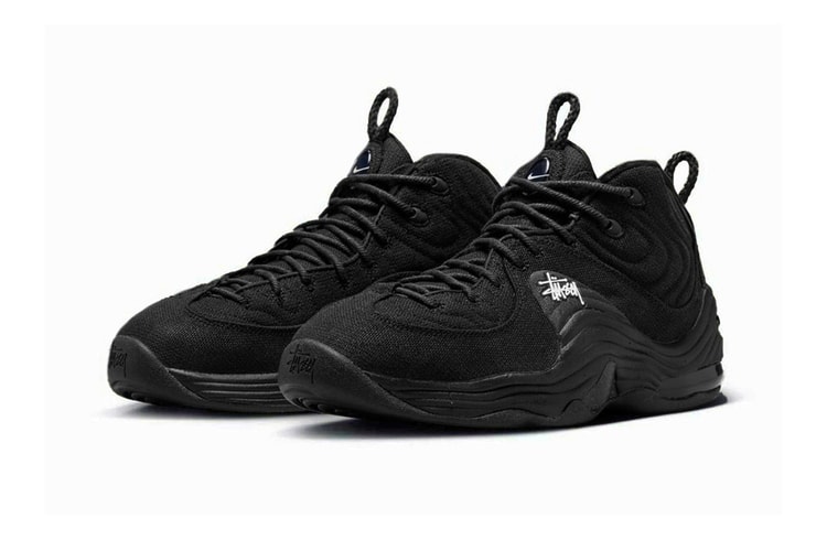 Berikut Official Look dari Stüssy x Nike Air Penny 2 "Black"