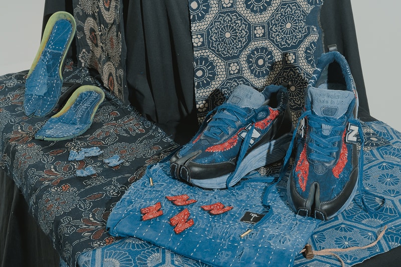 Cek Custom NB 993 "Tabi Boro Indigo" Bikinan Kidz19 Berikut Ini