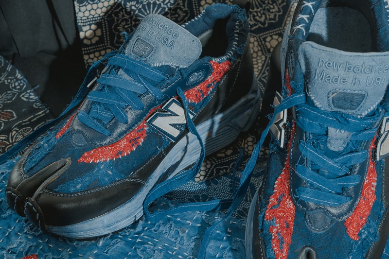 Cek Custom NB 993 "Tabi Boro Indigo" Bikinan Kidz19 Berikut Ini