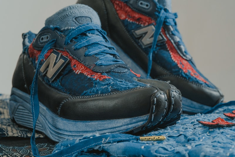 Cek Custom NB 993 "Tabi Boro Indigo" Bikinan Kidz19 Berikut Ini