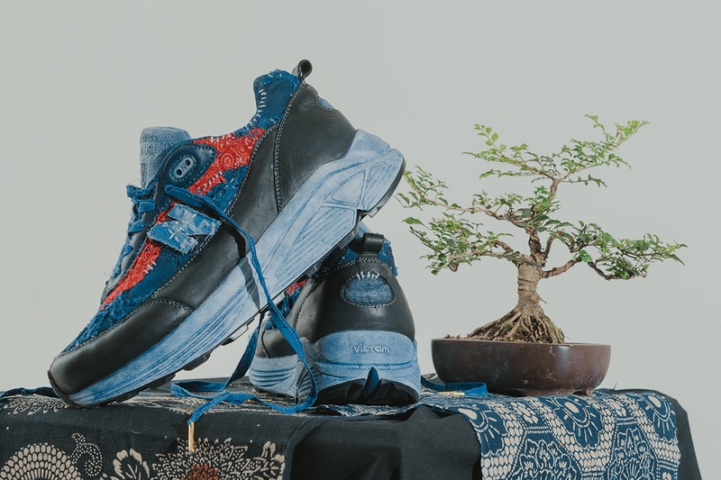 Cek Custom NB 993 "Tabi Boro Indigo" Bikinan Kidz19 Berikut Ini