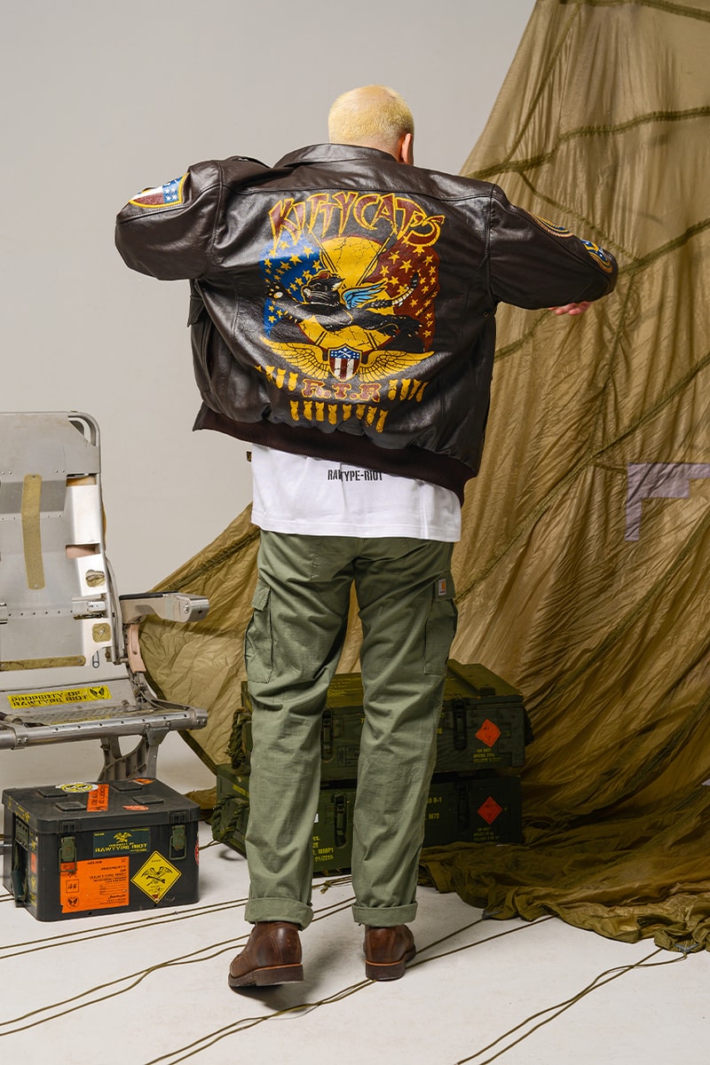 RawTypeRiot Bawa Wardrobe ala World War II lewat "Kitty Cat Bomber Type 2"