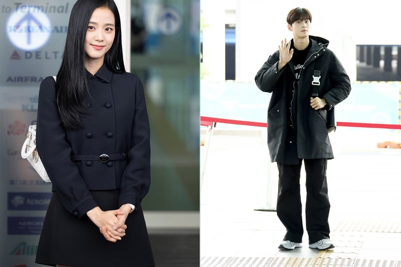 Tampilan Dior Fashion Airport dari Jisoo & Cha Eun Woo