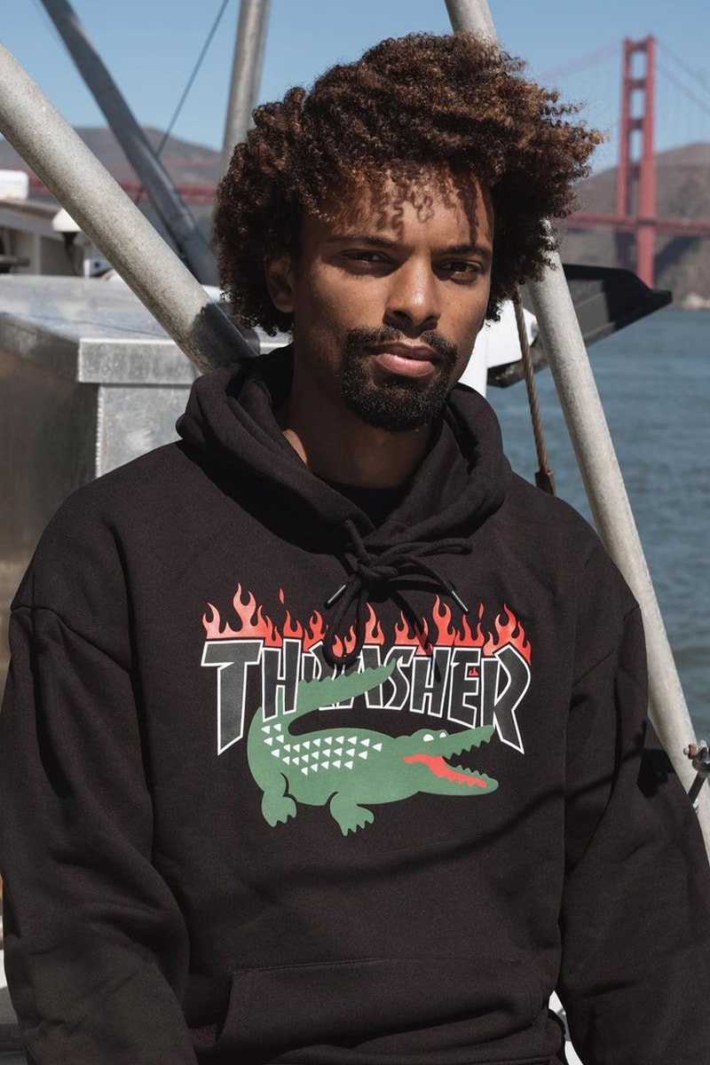Berikut Sneak Peek untuk Koleksi Perdana Lacoste Bareng Thrasher