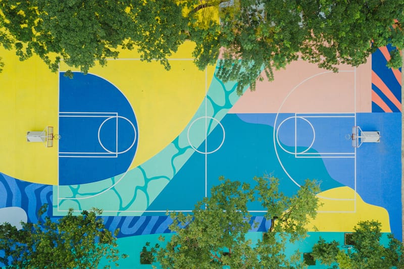 Street Artist Stereoflow Persembahkan Mural di Empat Lapangan Taman Menteng