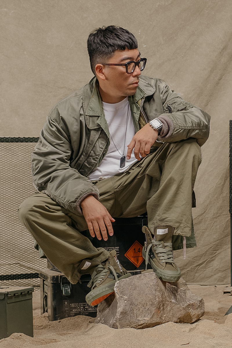 Compass® Bawain Battle Style lewat Siluet Retrograde "Flight JKT"