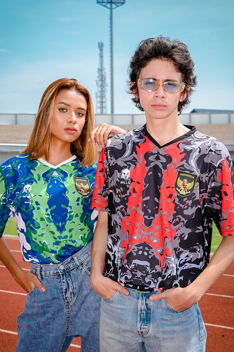 Mills dan Timnas Indonesia Rilis Jersey dengan Konsep Past dan Future 