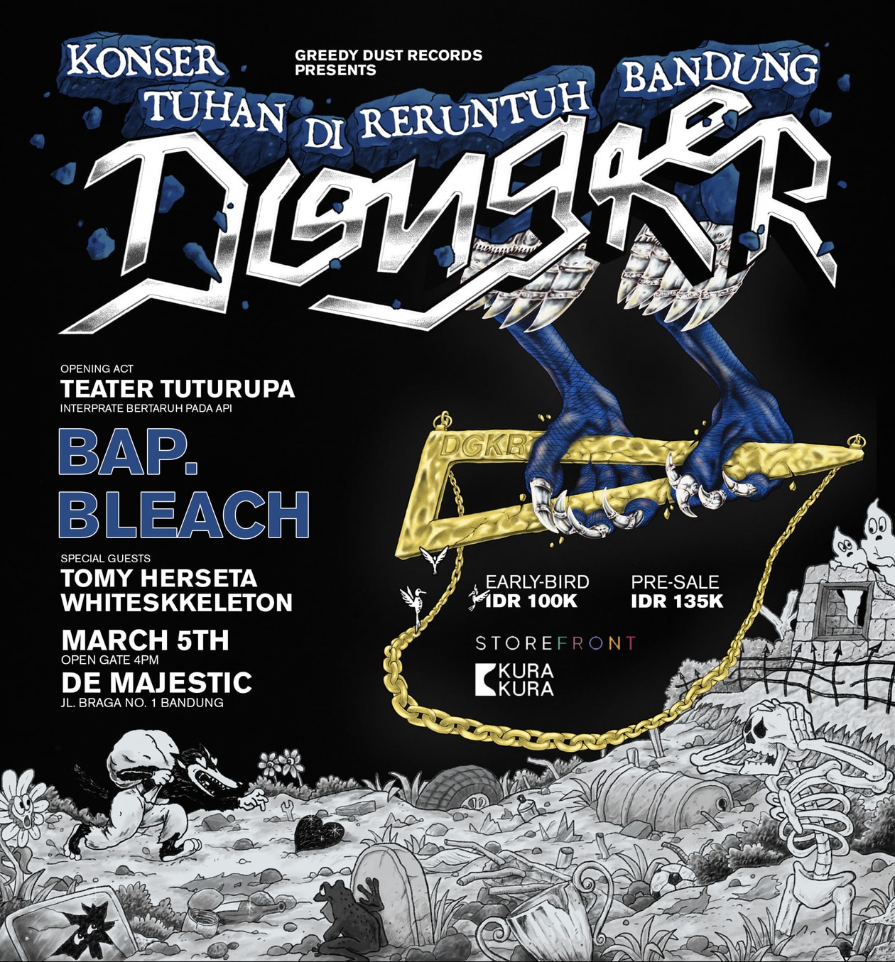 Dongker Rilis Single Ketiganya, 'Tuhan di Reruntuh Kota'