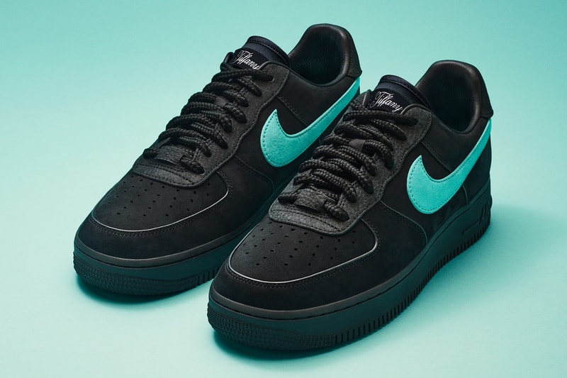 First Look Tiffany & Co. x Nike Air Force 1 Low