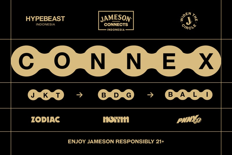 Hypebeast Indonesia dan Jameson Indonesia Luncurkan Project “Connex”