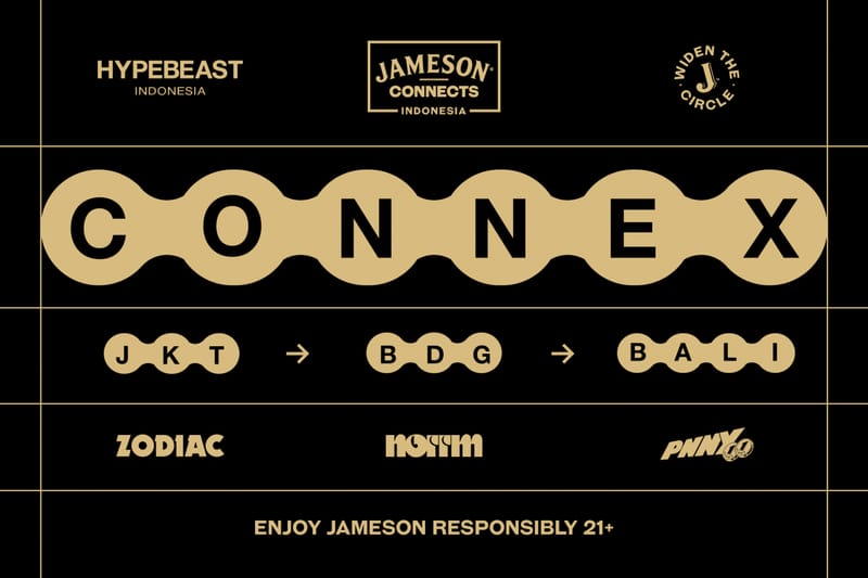 Hypebeast Indonesia dan Jameson Indonesia Luncurkan Project “Connex”