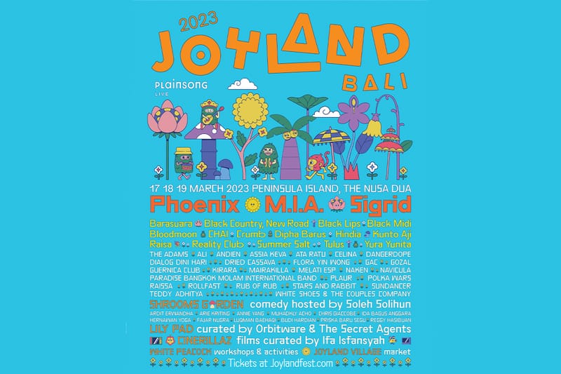 Joyland Festival Bali Mengumumkan Full Lineup Mereka!