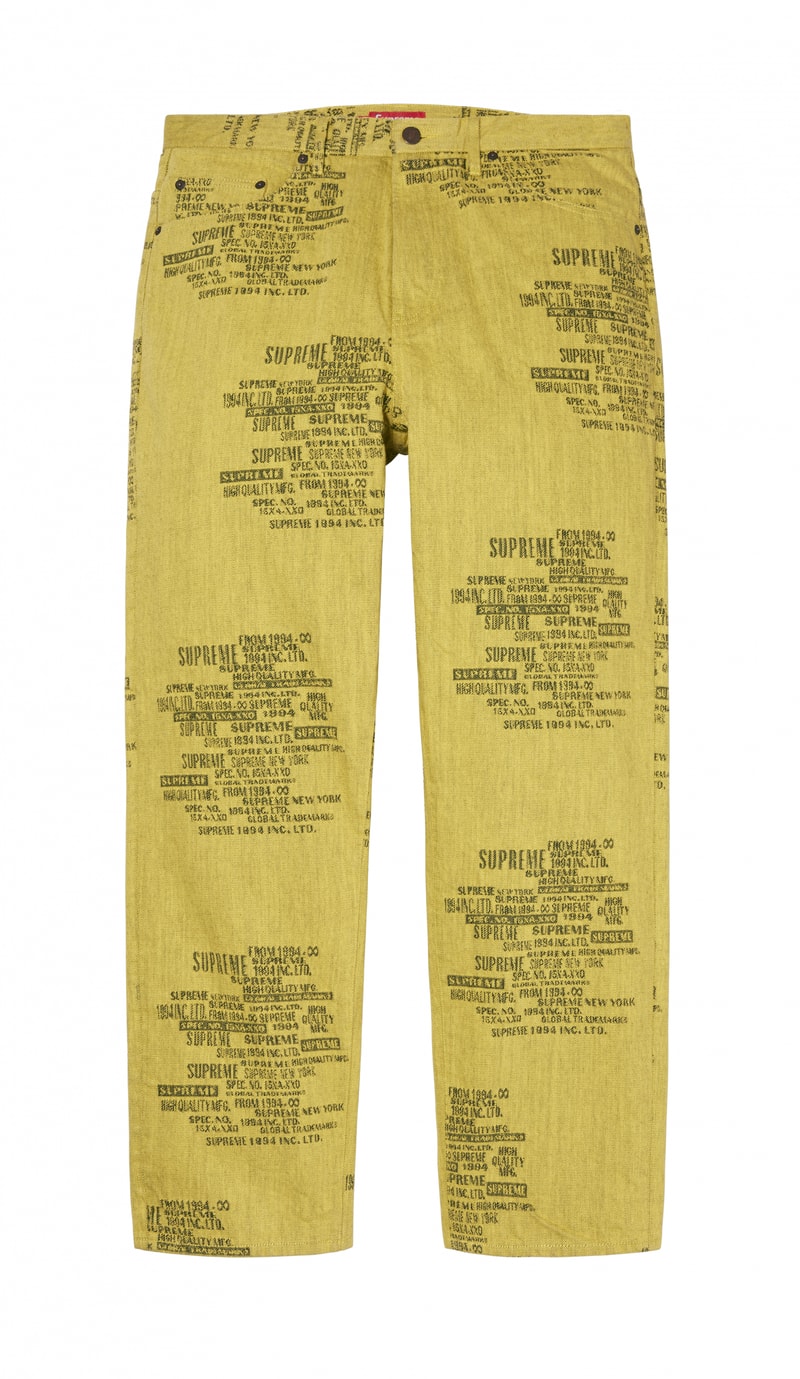Supreme Spring/Summer 2023 Pants dan Shorts