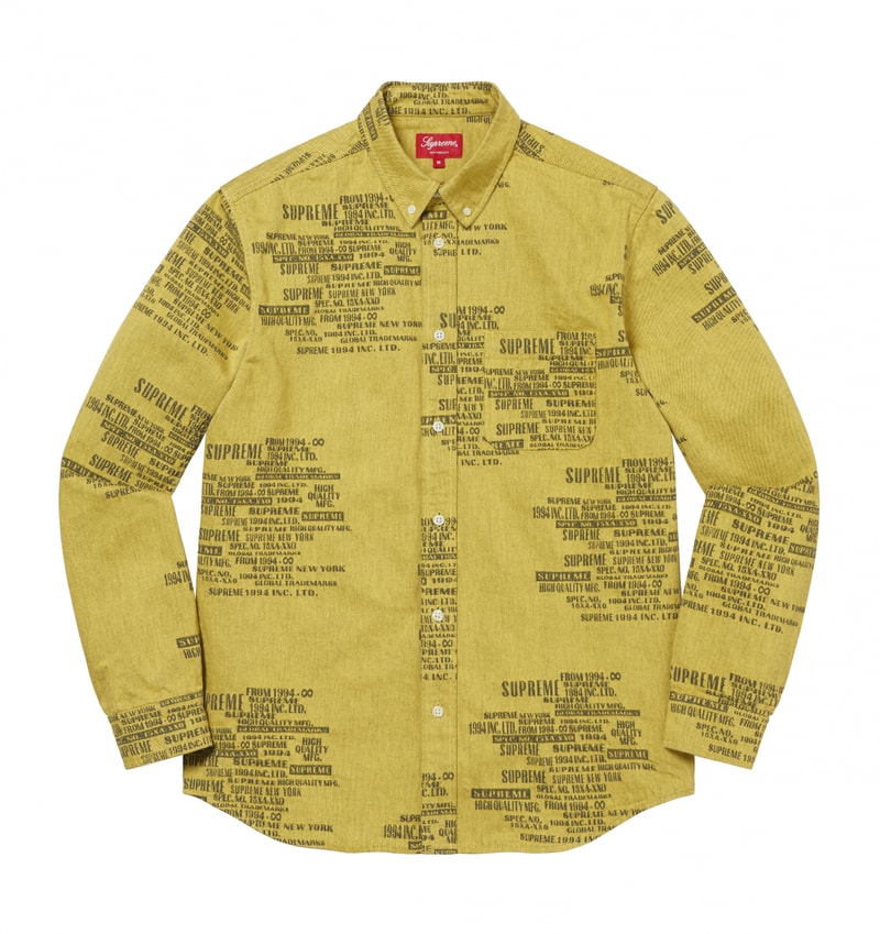 Supreme Spring/Summer 2023 T-Shirts, Shirts, dan Tops