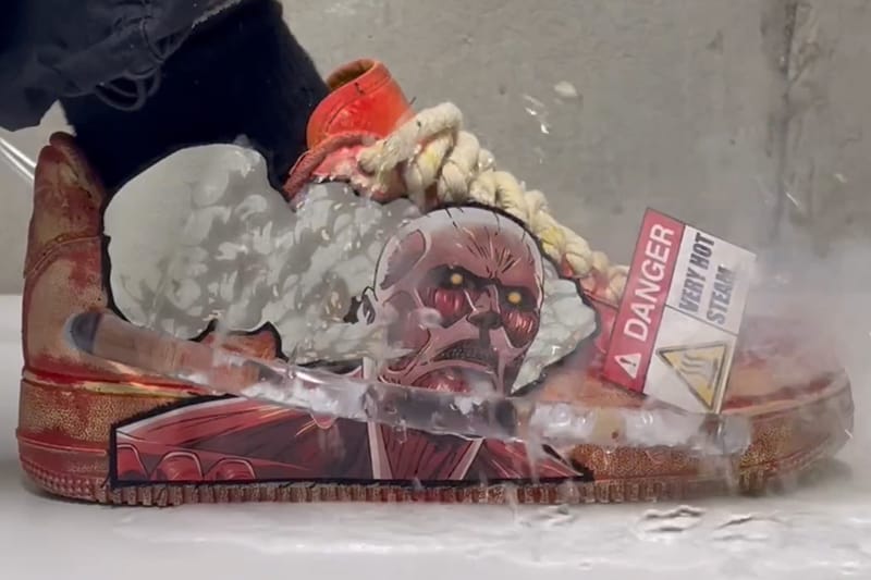 VØID Customize Sneaker Lewat Ilustrasi ‘Attack on Titan’