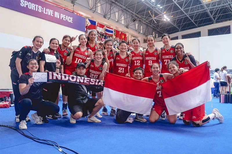 Tim Basket Putri Cetak Sejarah Raih Emas di SEA Games 2023