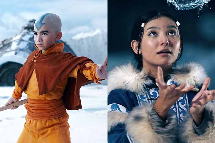 'Avatar: The Last Airbender' Ngeshare Tampilan Karakter Aang, Katara, Zuko, dan Sokka