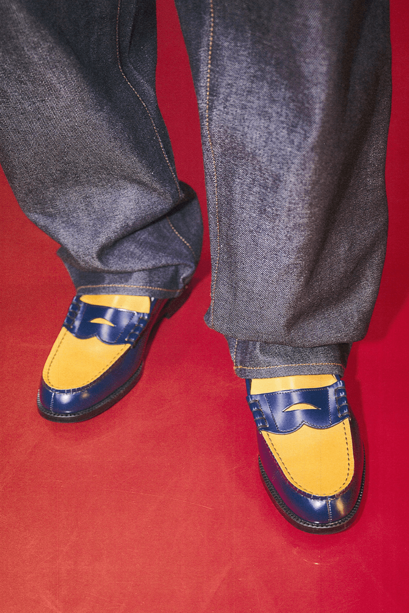 The Kenford Fineshoes Luncurkan Loafer Two-Tone “Navy x Yellow”
