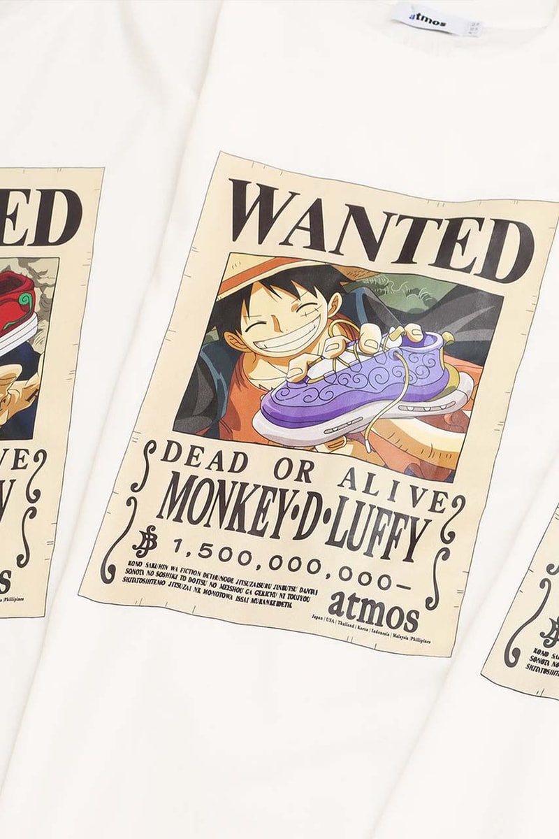 atmos Rayakan ‘One Piece’ 25th Anniversary Lewat T-shirts Collection