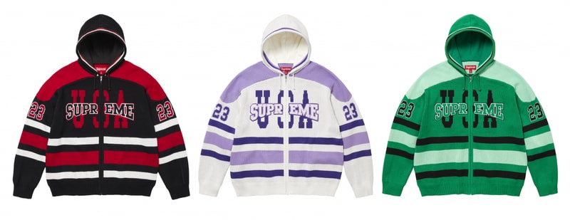 Supreme Fall/Winter 2023 Jackets, Sweaters, dan Sweat