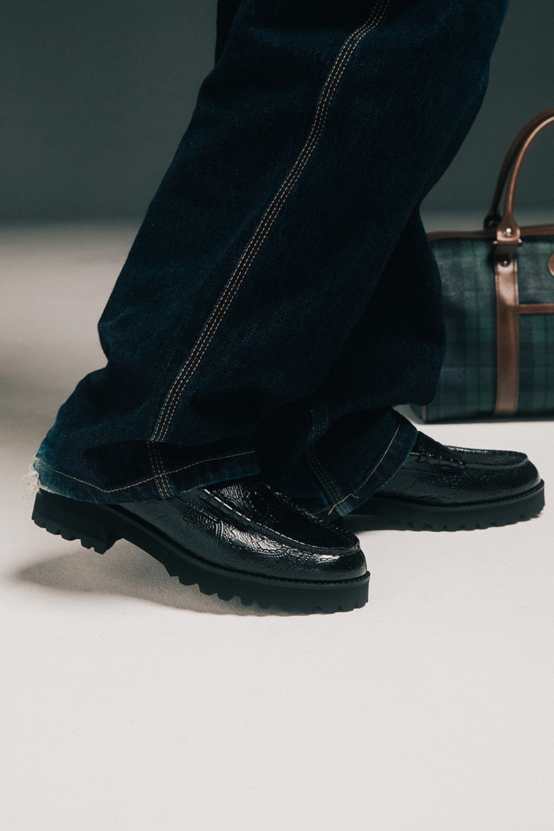 Preppy Meets Practicality; The Kenford Fineshoes Rilis “Paisley Tank Sole Loafers”