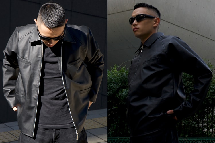 Room For Air Ngerilis Koleksi Oblique Leather Jacket