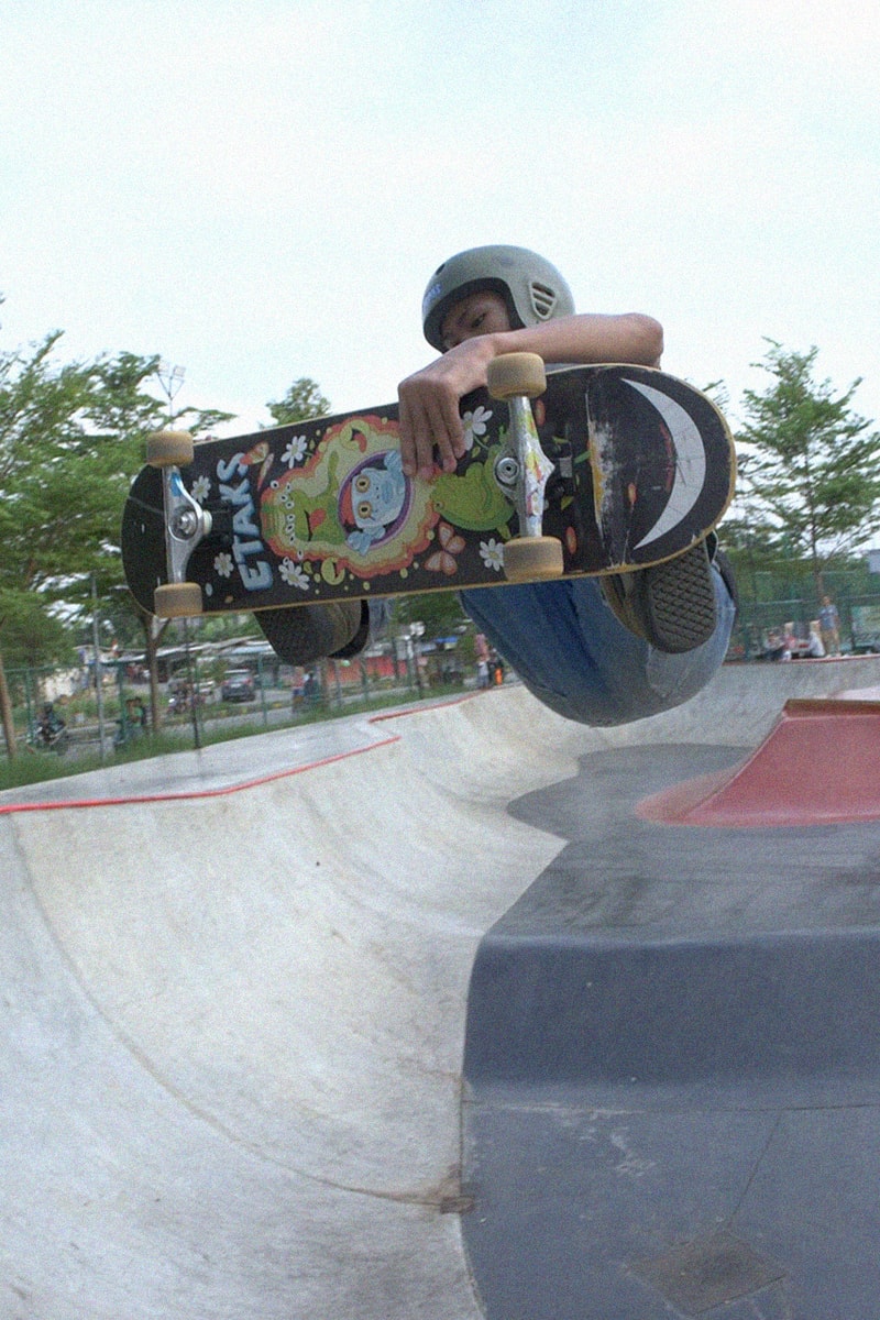 Etaks Skate Ngerilis Skateboards Trucks Bertema Psychedelic