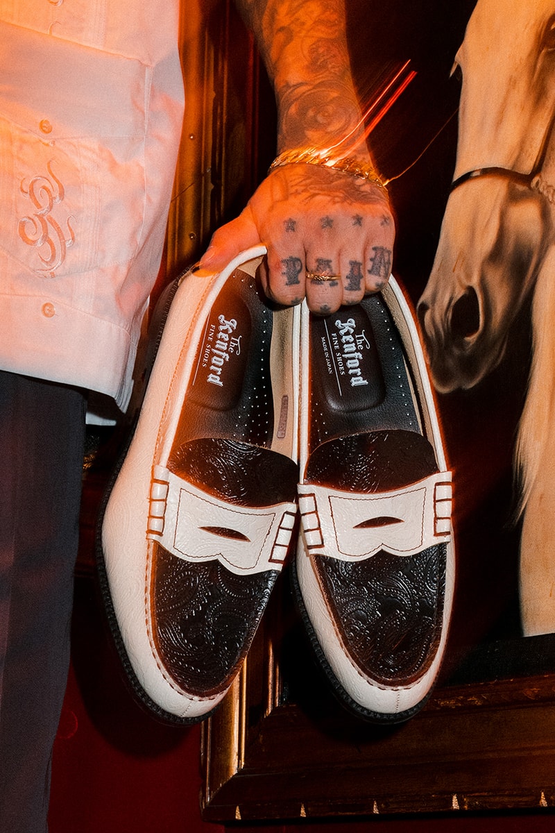 Kenford Fineshoes Collab Bareng ZODIAC Buat Rilis "White Black Paisley" Loafers