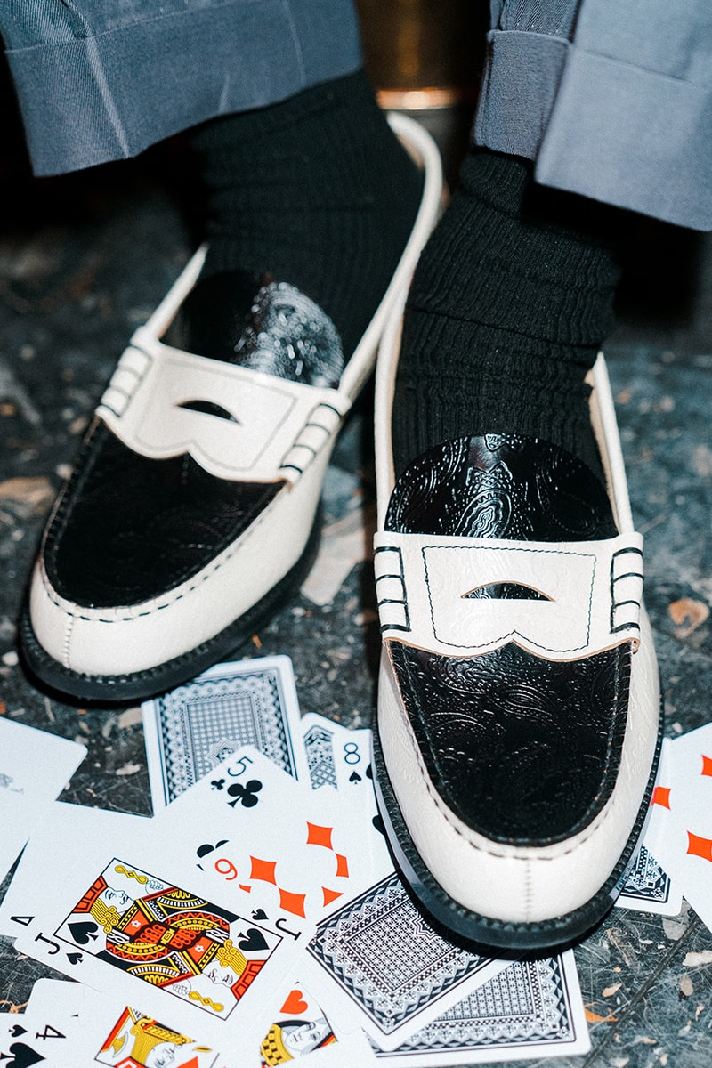 Kenford Fineshoes Collab Bareng ZODIAC Buat Rilis "White Black Paisley" Loafers