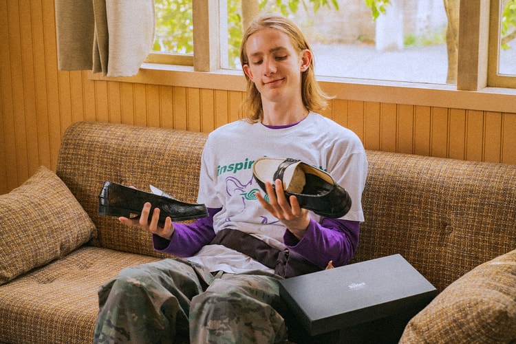 Kenford Fineshoes Collab Bareng PORTRATION buat ngerilis “White Black Paisley” loafers