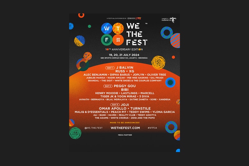 Dari J Balvin, Peggy Gou, Sampe Turnstile, We The Fest 2024 Siap digelar Bulan Ini