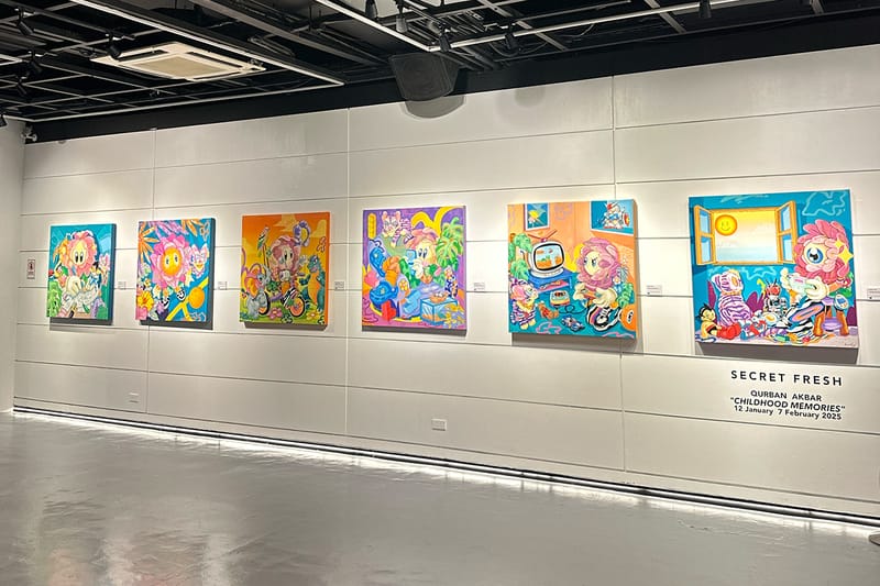 Qurbani Akbar "Childhood Memories" Solo Exhibition di Manila