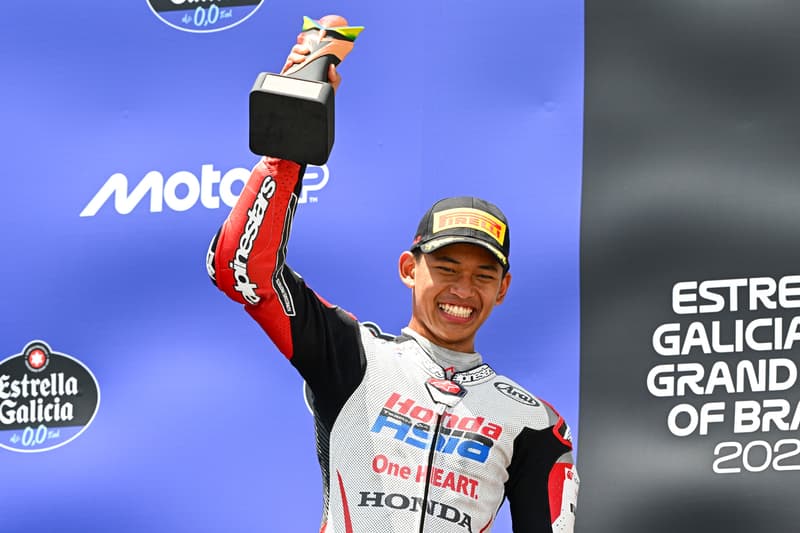 Vega Pratama, Pembalap Indonesia Pertama yang Berhasil Naik Podium Moto3