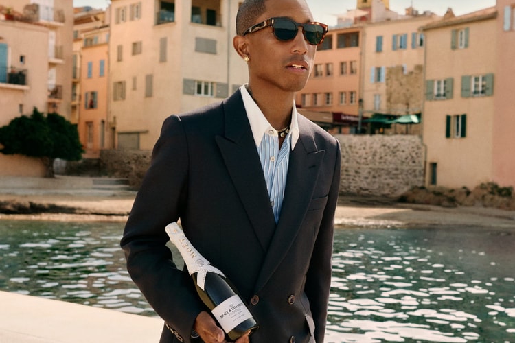 Pharrell Williams Lepas Lengan Putih Ikonis Moët & Chandon Ice Impérial untuk Pertama Kalinya dalam Sejarah Maison