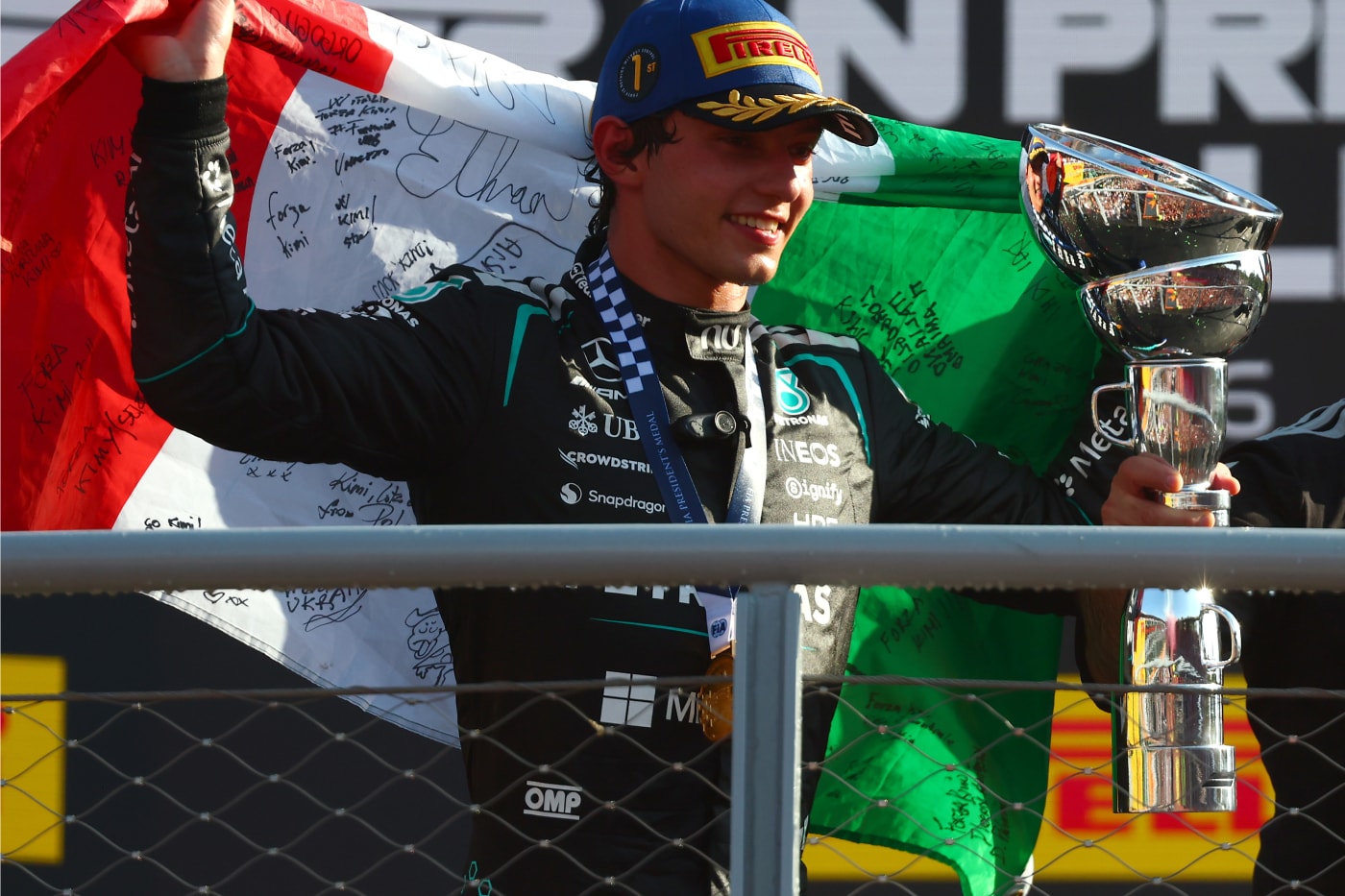 Kimi Antonelli Menangi Grand Prix Italia di Kandang, Jadi Pembalap Italia Pertama yang Menang di Monza dalam 60 Tahun
