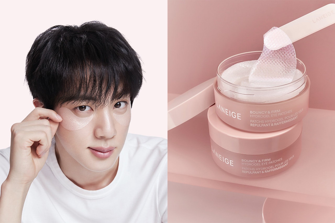 Jin BTS Soroti Eye Patch Perdana Laneige