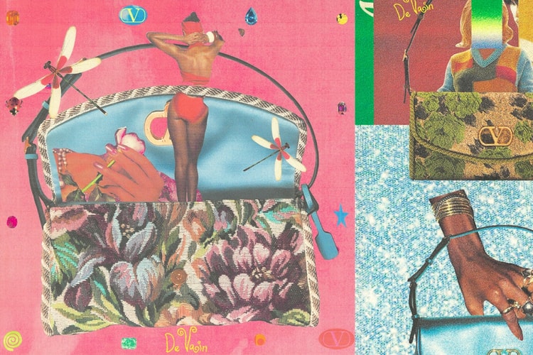 La borsa Valentino Garavani DeVain si trasforma in arte digitale surrealista