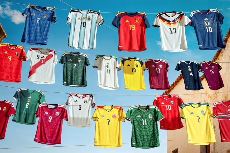 adidas svela 22 maglie Home delle Nazionali per la FIFA World Cup 2026