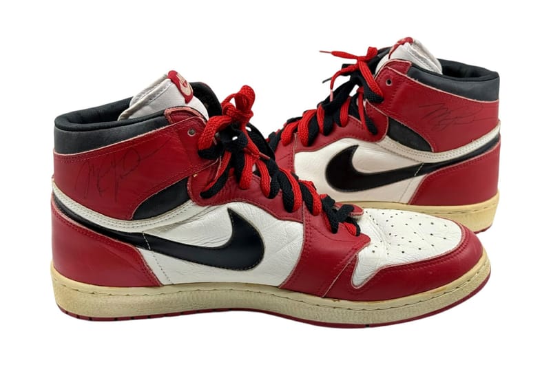 Storiche Air Jordan 1 indossate in gara da Michael Jordan nella leggendaria sfida Bulls‑Pistons vendute per oltre 205.000 dollari