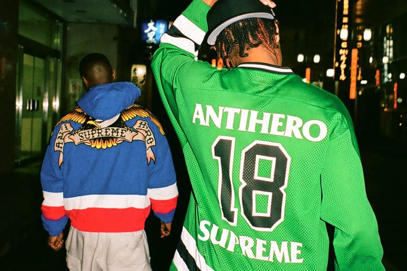Supreme x Antihero: la collaborazione autunno 2025