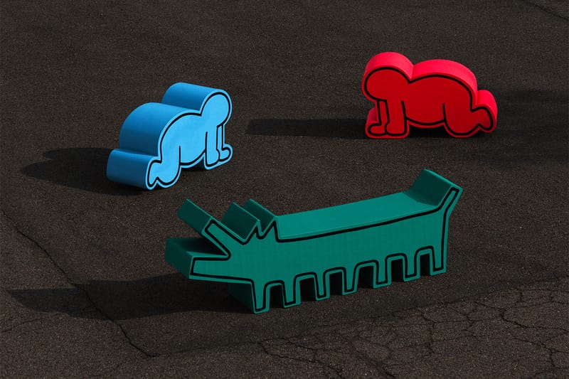 Gufram fa rivivere le sedute-giostra Luna Luna di Keith Haring