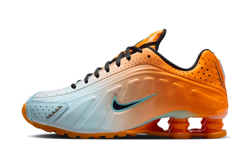 Nike Shox R4 si rifà il look con la nuova colorazione “Vivid Orange/Glacier Blue”