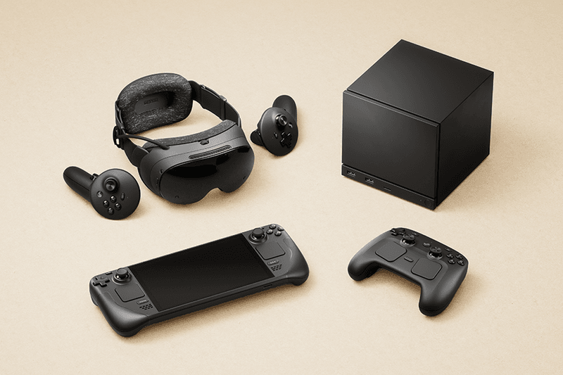 Valve ha appena annunciato tre nuovi dispositivi da gaming: Steam Machine, Steam Frame e Steam Controller