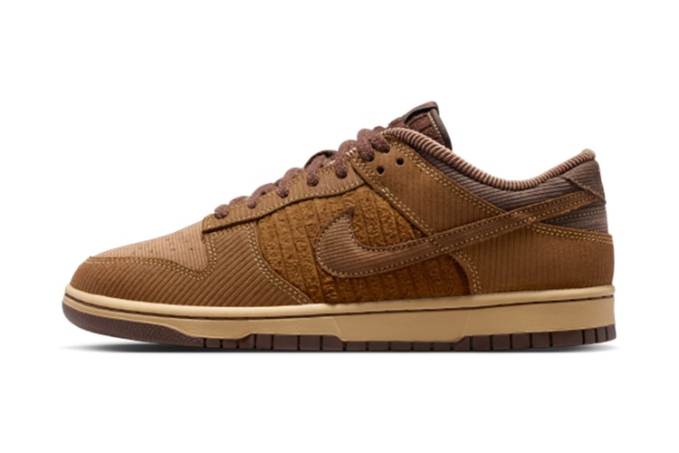 Nike Dunk Low “Light British Tan” in corduroy: la sneaker perfetta per la primavera
