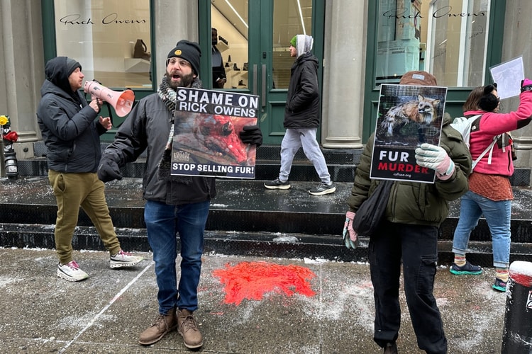Rick Owens dice stop alla pelliccia dopo le proteste degli attivisti